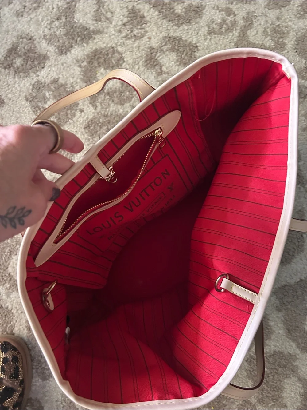 Classic Brown Monogram Tote Bag - Luxury Style